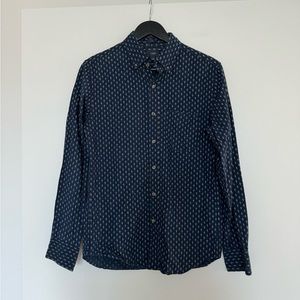 J. Crew Cotton Print Slim Fit Button Down Shirt